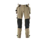 Mascot Advanced Trousers With Holster Pockets And Stretch - Light Khaki (36.5) (Leg Length - Short)