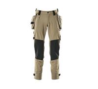 Mascot Advanced Trousers With Holster Pockets And Stretch - Light Khaki (38.5) (Leg Length - Long)