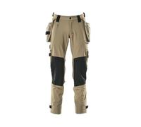 Mascot Advanced Trousers With Holster Pockets And Stretch - Light Khaki (40.5) (Leg Length - Regular)