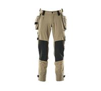 Mascot Advanced Trousers With Holster Pockets And Stretch - Light Khaki (42.5) (Leg Length - Regular)