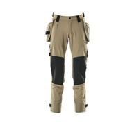 Mascot Advanced Trousers With Holster Pockets And Stretch - Light Khaki (44.5) (Leg Length - Regular)