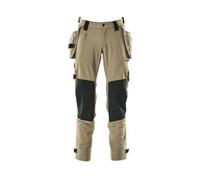 Mascot Advanced Trousers With Holster Pockets And Stretch - Light Khaki (46.5) (Leg Length - Regular)