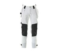 Mascot White Trousers with Kneepad and Holster Pockets - 90C54 (L35W38.5)