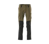 Mascot Advanced Ultimate Stretch Functional Trousers - Moss Green/black (46.5) (Leg Length - Long)