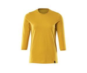 Mascot Crossover Ladies Prowash A3/4 Sleeve T-Shirt (Curry Gold) (Large)