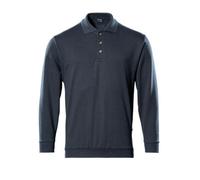Mascot Crossover Trinidad Polo Sweatshirt (Dark Navy) (Large)