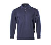 Mascot Crossover Trinidad Polo Sweatshirt (Navy Blue) (Xx Large)