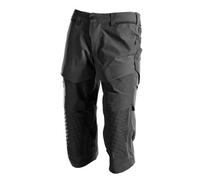 Mascot Customized Craftsmen's 3/4 Trousers With Kneepad Pockets - Black (34.5) (Leg Length - Regular)