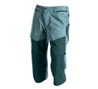 Mascot Customized Craftsmen's 3/4 Trousers With Kneepad Pockets - Light Forest Green/forest Green (46.5) (Leg Length - Regular)