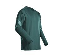 Mascot Customized Modern Fit Long-Sleeved T-Shirt (Forest Green) (Xxx Large)