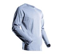 Mascot Customized Modern Fit Long-Sleeved T-Shirt (Light Stone Blue) (Medium)