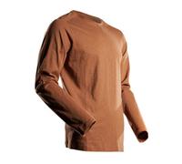 Mascot Customized Modern Fit Long-Sleeved T-Shirt (Nut Brown) (Xxxx Large)