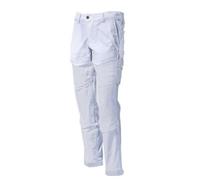 Mascot Customized Stretch Trousers With Kneepad Pockets (White) (32.5) (Leg Length - Short)