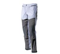Mascot Customized Stretch Trousers With Kneepad Pockets (White/stone Grey) (36.5) (Leg Length - Regular)