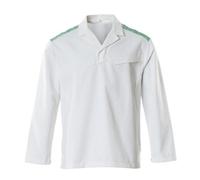 Mascot Food & Care Smock (White/grass Green) (X Small)