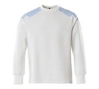 Mascot Food & Care Sweatshirt (White/azure Blue) (Small)