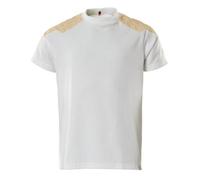 Mascot Food & Care T-Shirt (White/curry Gold) (Large)