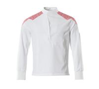 Mascot Food & Care Ultimate Stretch Smock (White/traffic Red) (X Small)