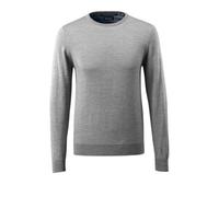 Mascot Frontline Merino Wool Knitted Round Neck Jumper (Grey-Flecked) (Small)