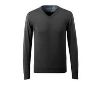 Mascot Frontline Merino Wool Knitted V-Neck Jumper (Black) (Small)