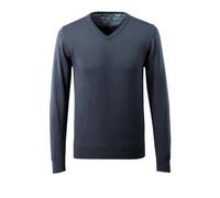 Mascot Frontline Merino Wool Knitted V-Neck Jumper (Dark Navy) (Small)