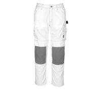 Mascot Hardwear Lerida Trousers - White (44.5) (Leg Length - Regular)