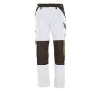 Mascot Workwear 15779 Light Trousers with kneepad pockets White/Dark A 40.5" 30"