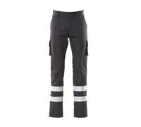 Mascot Macmichael Workwear Service Trousers With Reflective Tape (Black) (30.5) (Leg Length - Short)