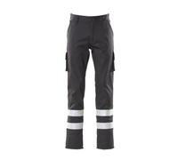 Mascot Macmichael Workwear Service Trousers With Reflective Tape (Black) (36.5) (Leg Length - Regular)