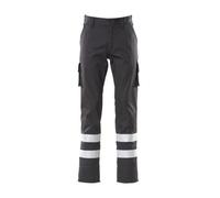 Mascot Macmichael Workwear Service Trousers With Reflective Tape (Black) (38.5) (Leg Length - Short)