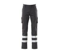 Mascot Macmichael Workwear Service Trousers With Reflective Tape (Black) (42.5) (Leg Length - Short)