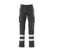 Mascot Macmichael Workwear Service Trousers With Reflective Tape (Black) (44.5) (Leg Length - Regular)