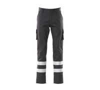 Mascot Macmichael Workwear Service Trousers With Reflective Tape (Black) (46.5) (Leg Length - Regular)