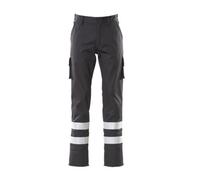 Mascot Macmichael Workwear Service Trousers With Reflective Tape (Black) (48.5) (Leg Length - Regular)