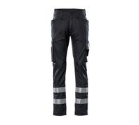 Mascot Macmichael Workwear Service Trousers With Reflective Tape (Dark Navy) (28.5) (Leg Length - Regular)