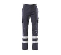 Mascot Macmichael Workwear Service Trousers With Reflective Tape (Dark Navy) (38.5) (Leg Length - Short)