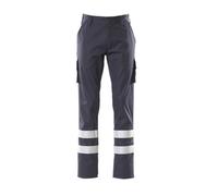 Mascot Macmichael Workwear Service Trousers With Reflective Tape (Dark Navy) (48.5) (Leg Length - Regular)