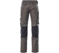 Mascot Mannheim Mens Dark Grey Black Workwear Site Trousers 28.5" Waist 32" Leg