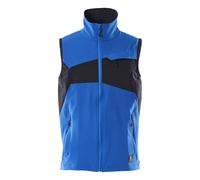 Mascot Men's Accelerate Two Tone 4 Way Stretch Lightweight Gilet in Bright Blue | Size: 2XL Mascot Bright Blue 2XL