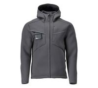 Mascot Men's Customised Stretch Hooded Soft Shell Jacket in Pale Grey | Size: 3XL Mascot Pale Grey 3XL