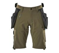 Mascot Men's Work Utility Shorts, Moosgrün, C46