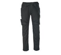 Mascot Oldenburg Work Trousers Thigh-Pockets 12579-442 - Unique Mens 90C54 (W38.5 L35) Black/Dark Anthracite Grey