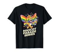 Mascot Parade Series Rainbow Lion Pride Wings T-Shirt