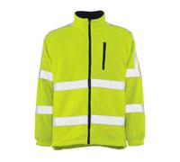 Mascot 05242-125-17 Salzburg Safe Arctic Windproof Lining Class 3 Fleece Jacket, Size 3XL, Hi-Vis Yellow