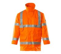 Mascot Workwear 07930 Safe Arctic Parka Jacket Hi-Vis Orange L Colour: L
