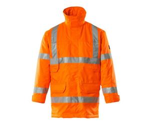 Mascot Safe Arctic Vancouver Parka Jacket (Hi-Vis Orange) (Large)