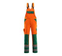 Mascot Safe Compete Barras Bib & Brace (Hi-Vis Orange/green) (44.5) (Leg Length - Regular)