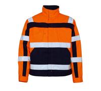 Mascot Workwear 07109 Safe Compete Jacket Hi-Vis Orange/Navy L Colour: L