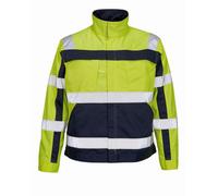 Mascot Workwear 07109 Safe Compete Jacket Hi-Vis Yellow/Navy L Colour: L