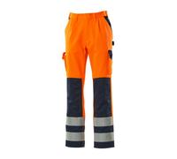Mascot Safe Compete Olinda Trousers - Hi-Vis Orange/navy (29.5) (Leg Length - Regular)